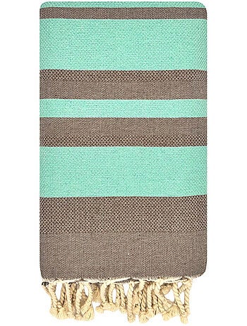 Fouta da spiaggia jacquard in cotone riciclato | Reva
