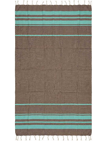Fouta da spiaggia jacquard in cotone riciclato | Reva