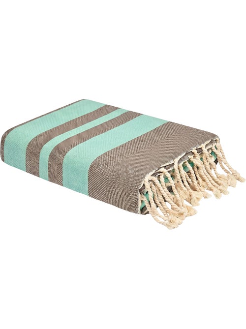 Fouta da spiaggia jacquard in cotone riciclato | Reva - Kiabi Fouta da spiaggia jacquard in cotone riciclato | Reva - Kiabi