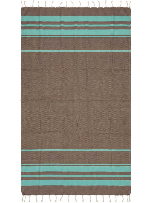 Fouta da spiaggia jacquard in cotone riciclato | Reva - Kiabi Fouta da spiaggia jacquard in cotone riciclato | Reva - Kiabi
