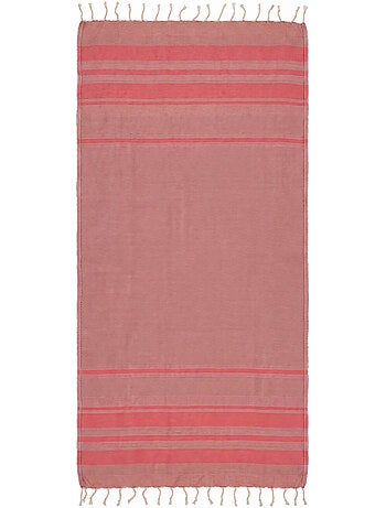 Fouta da spiaggia jacquard in cotone riciclato | Reva