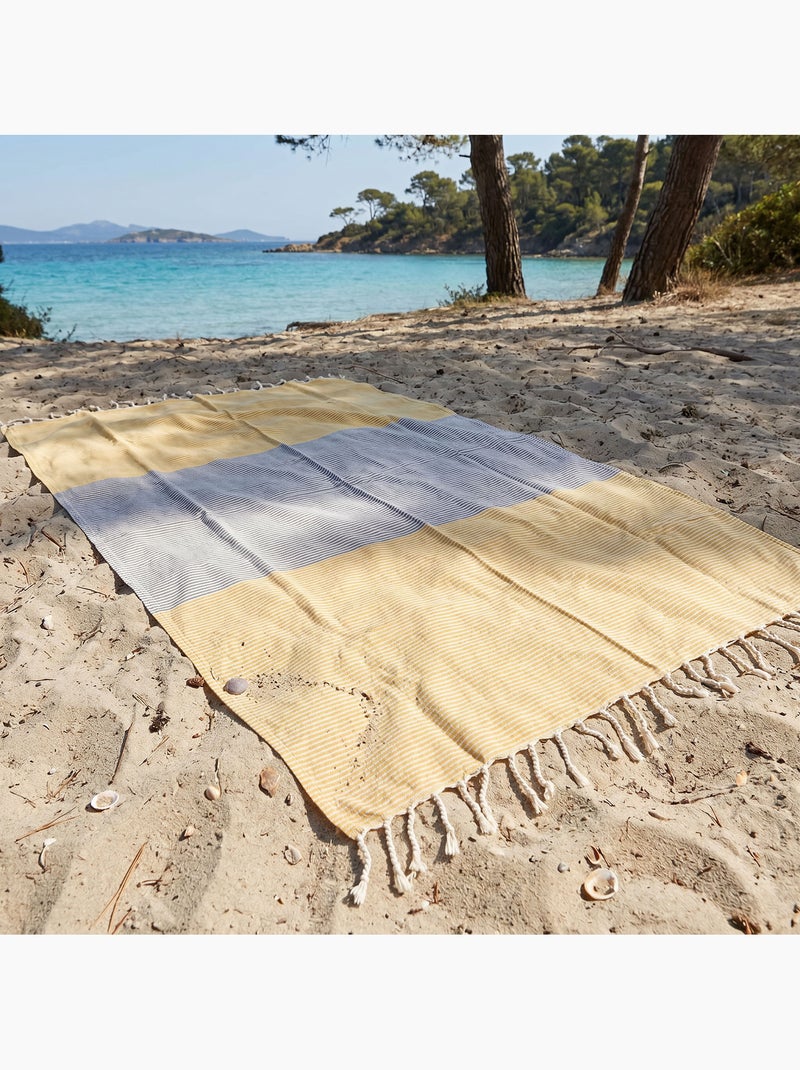 Fouta in cotone riciclato | Reva Arancione - Kiabi