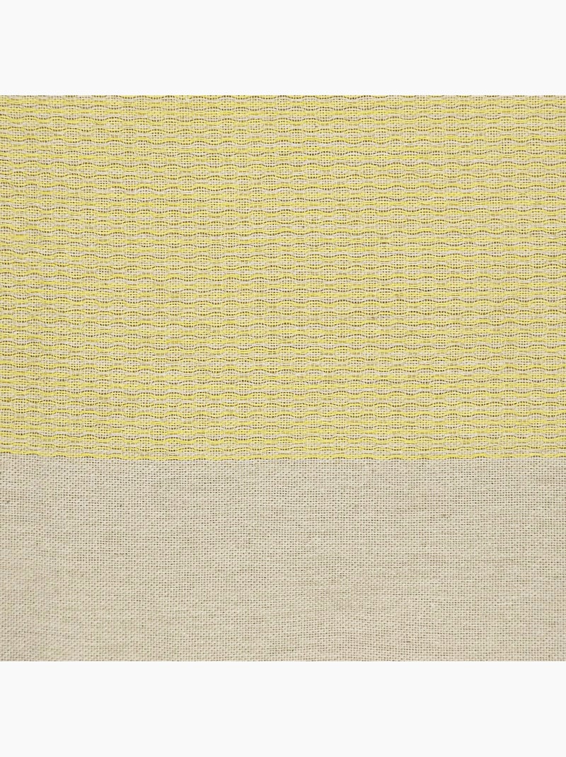 Fouta in cotone riciclato | Reva Giallo chiaro - Kiabi