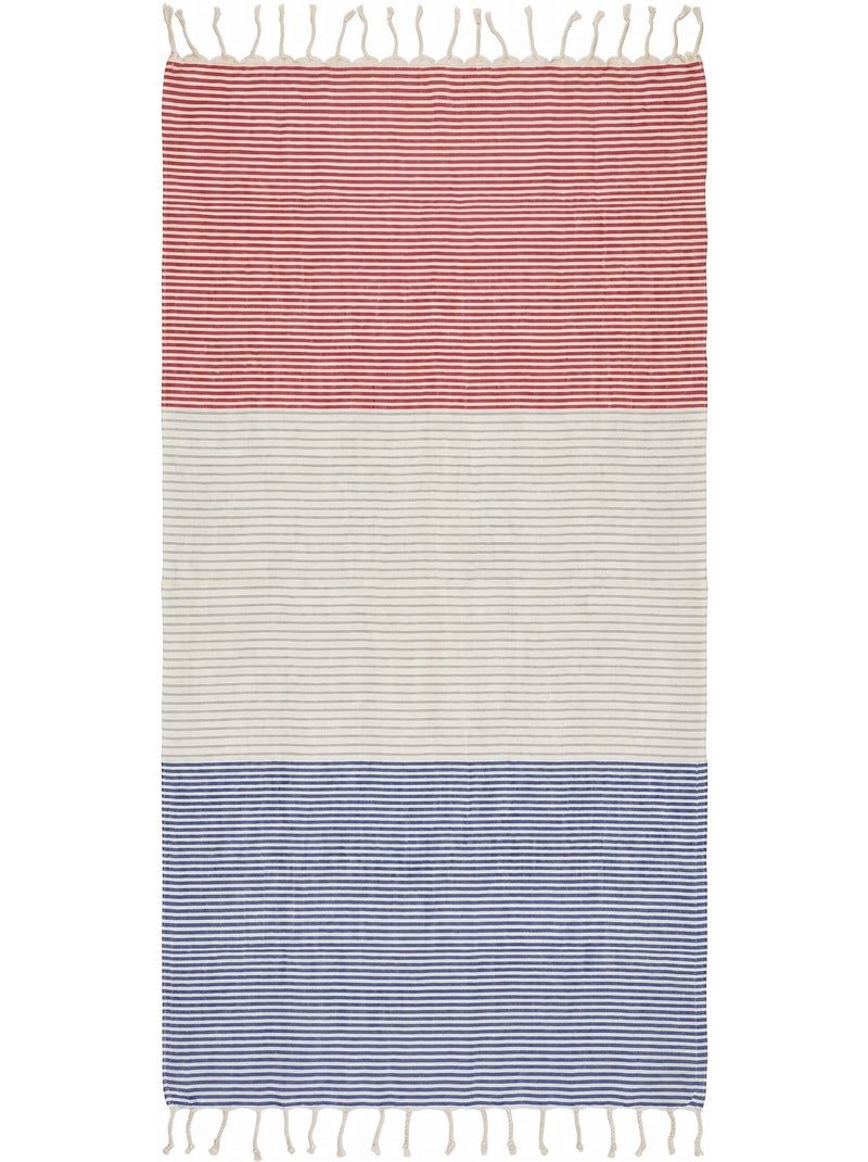 Fouta in cotone riciclato | Reva Multicolore - Kiabi