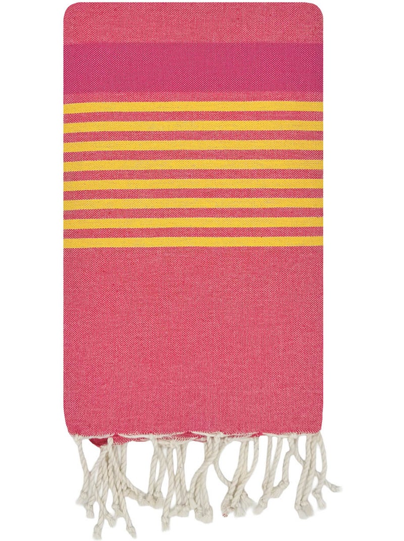 Fouta in cotone riciclato | reva | reva Arancione corallo - Kiabi