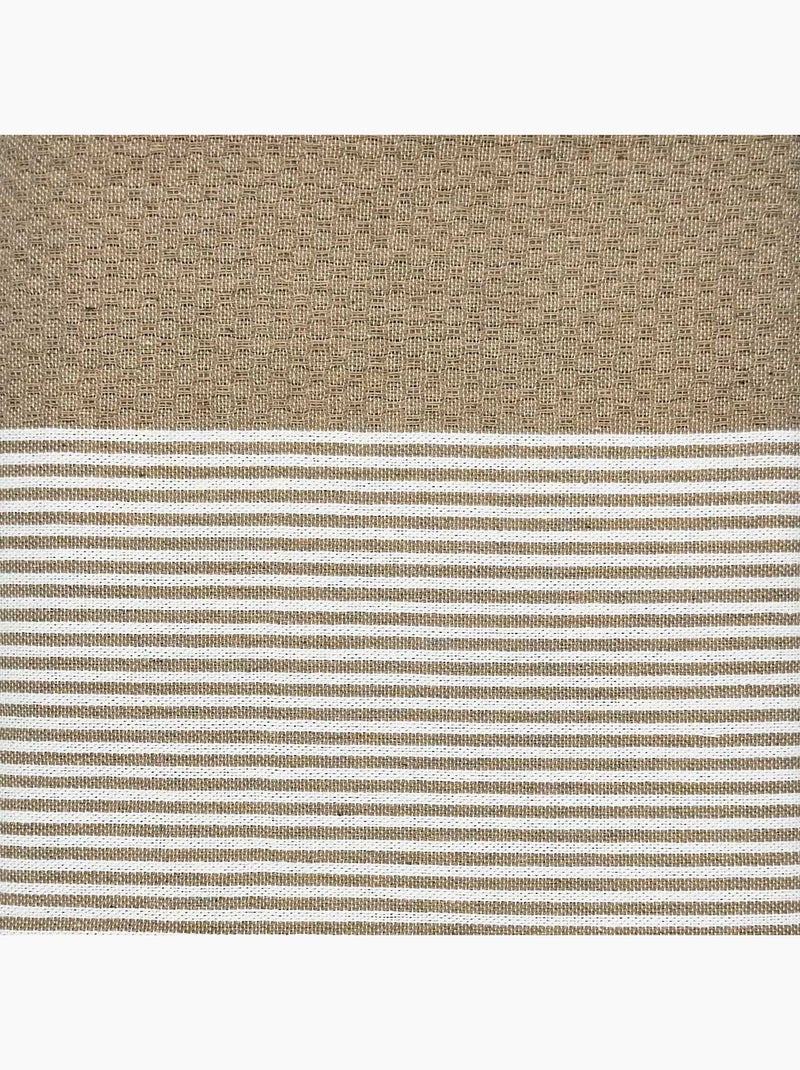 Fouta in cotone riciclato | reva | reva Beige/Bianco - Kiabi