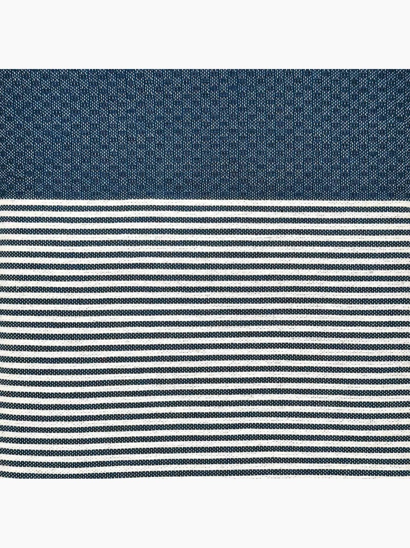 Fouta in cotone riciclato | reva | reva Bianco Blu - Kiabi