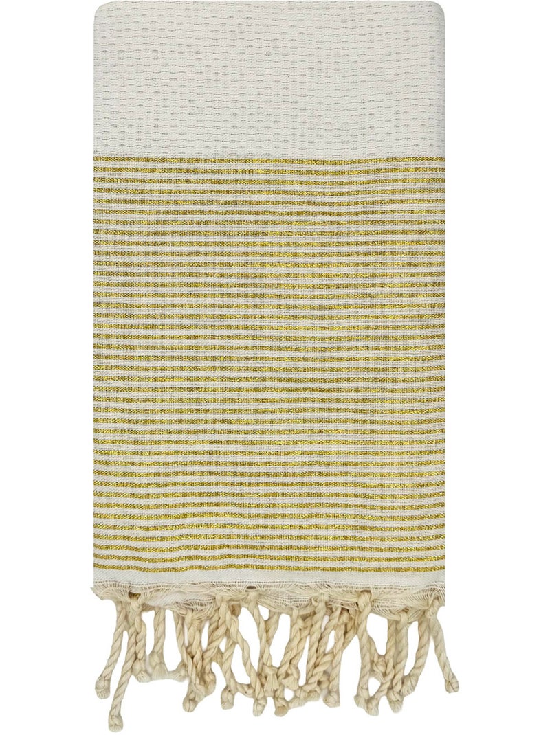 Fouta in cotone riciclato | reva | reva Bianco - Kiabi