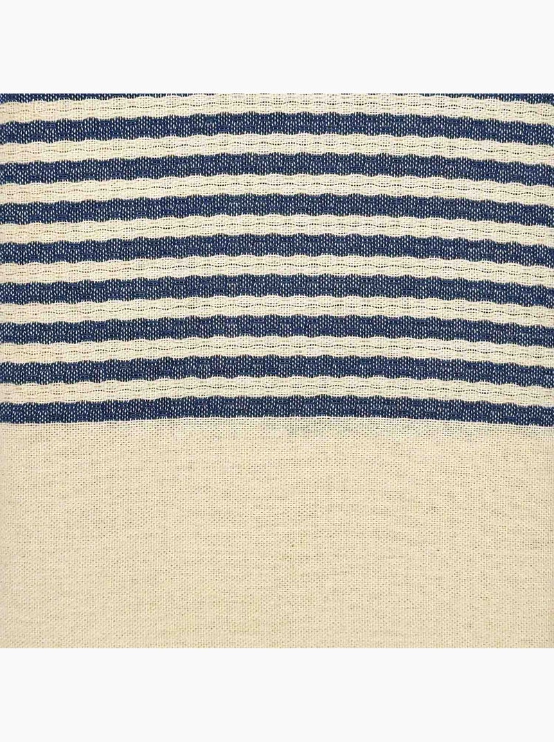 Fouta in cotone riciclato | reva | reva Blu marino - Kiabi