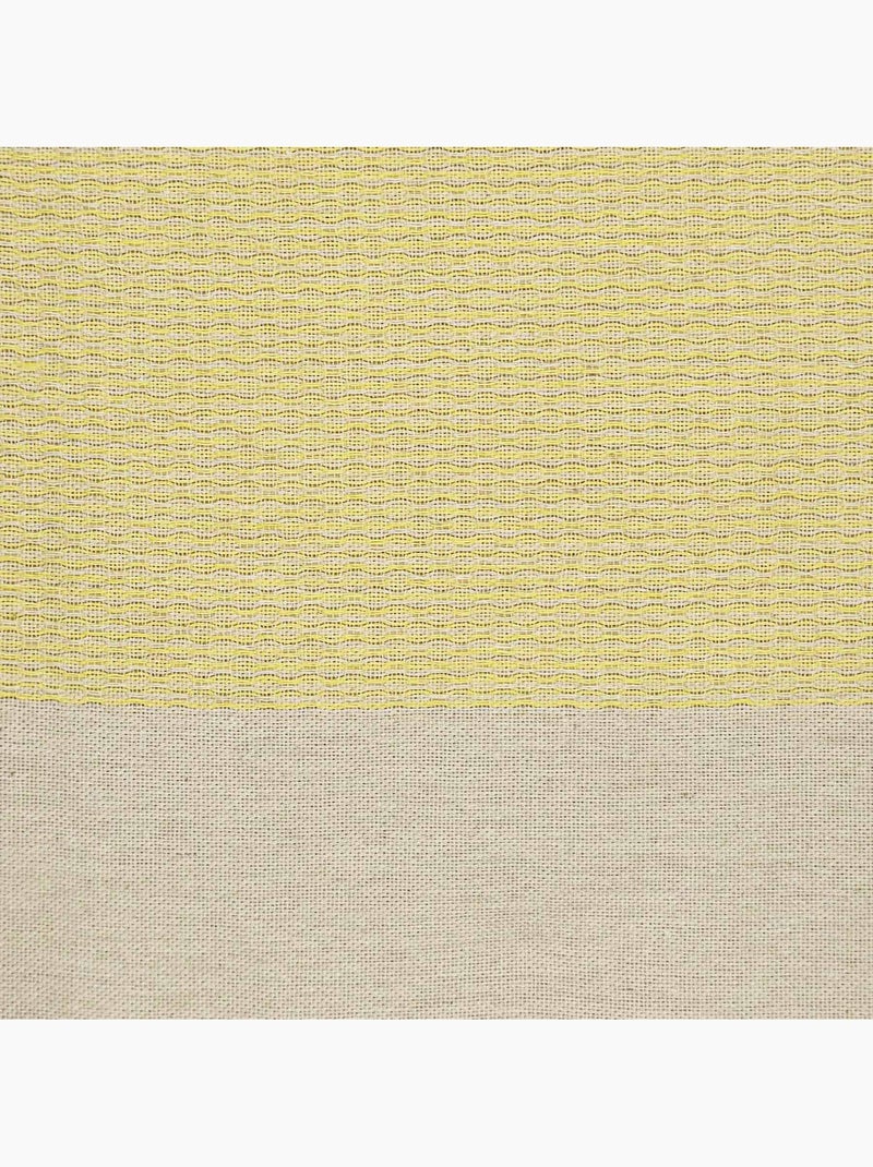 Fouta in cotone riciclato | reva | reva Giallo chiaro - Kiabi