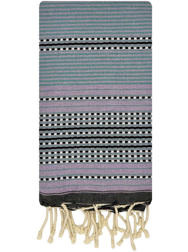 Fouta in cotone riciclato | reva | reva Lilla chiaro - Kiabi