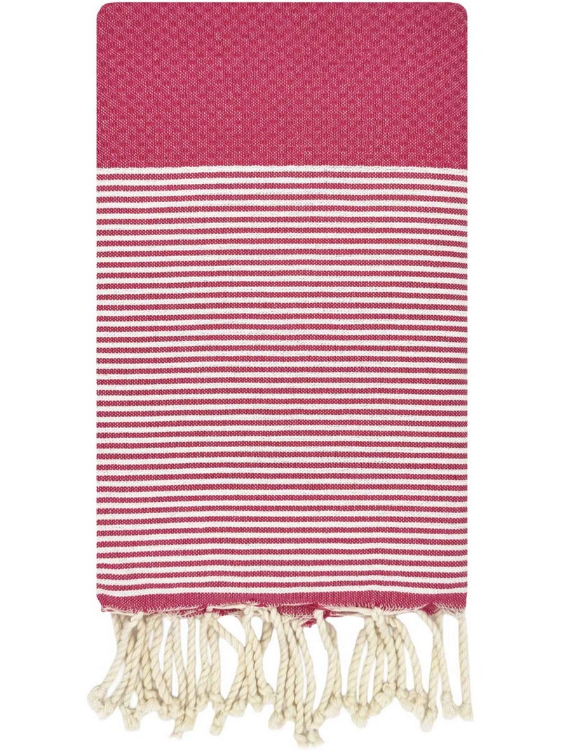 Fouta in cotone riciclato | reva | reva Rosa - Kiabi
