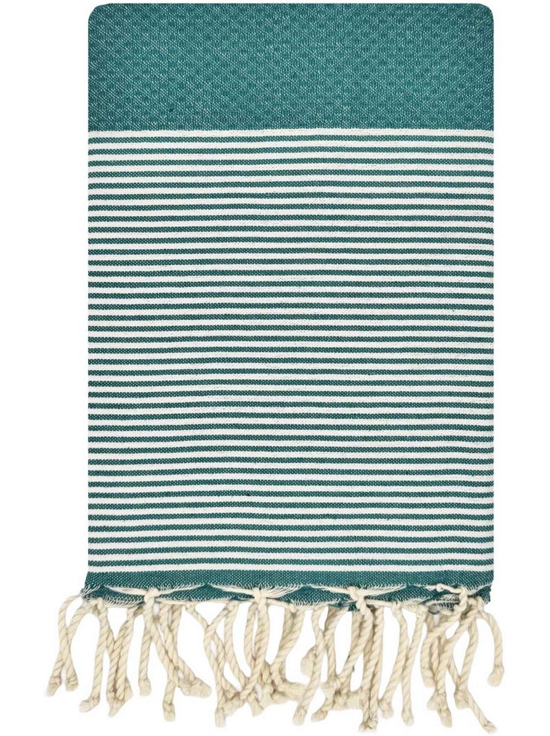 Fouta in cotone riciclato | reva | reva Turchese - Kiabi