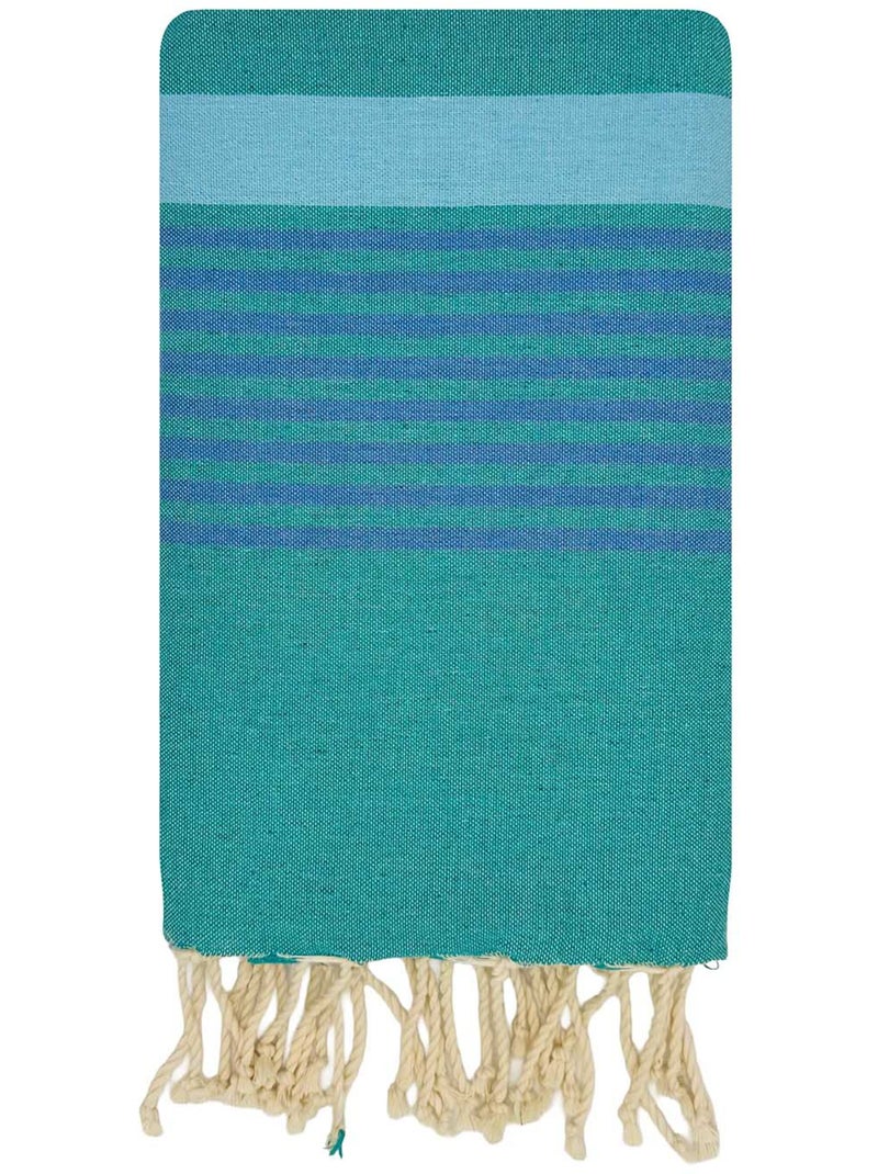 Fouta in cotone riciclato | reva | reva Turchese - Kiabi