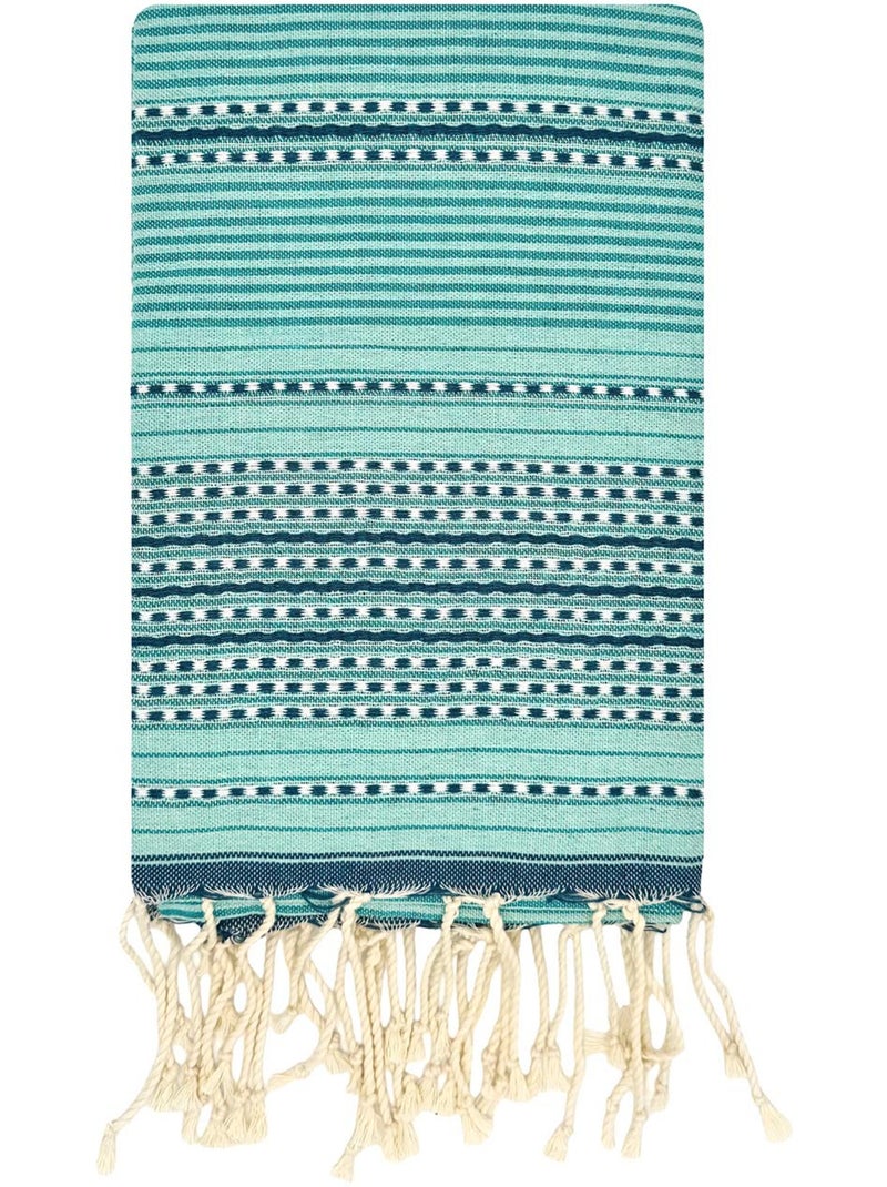 Fouta in cotone riciclato | reva | reva Verde chiaro - Kiabi