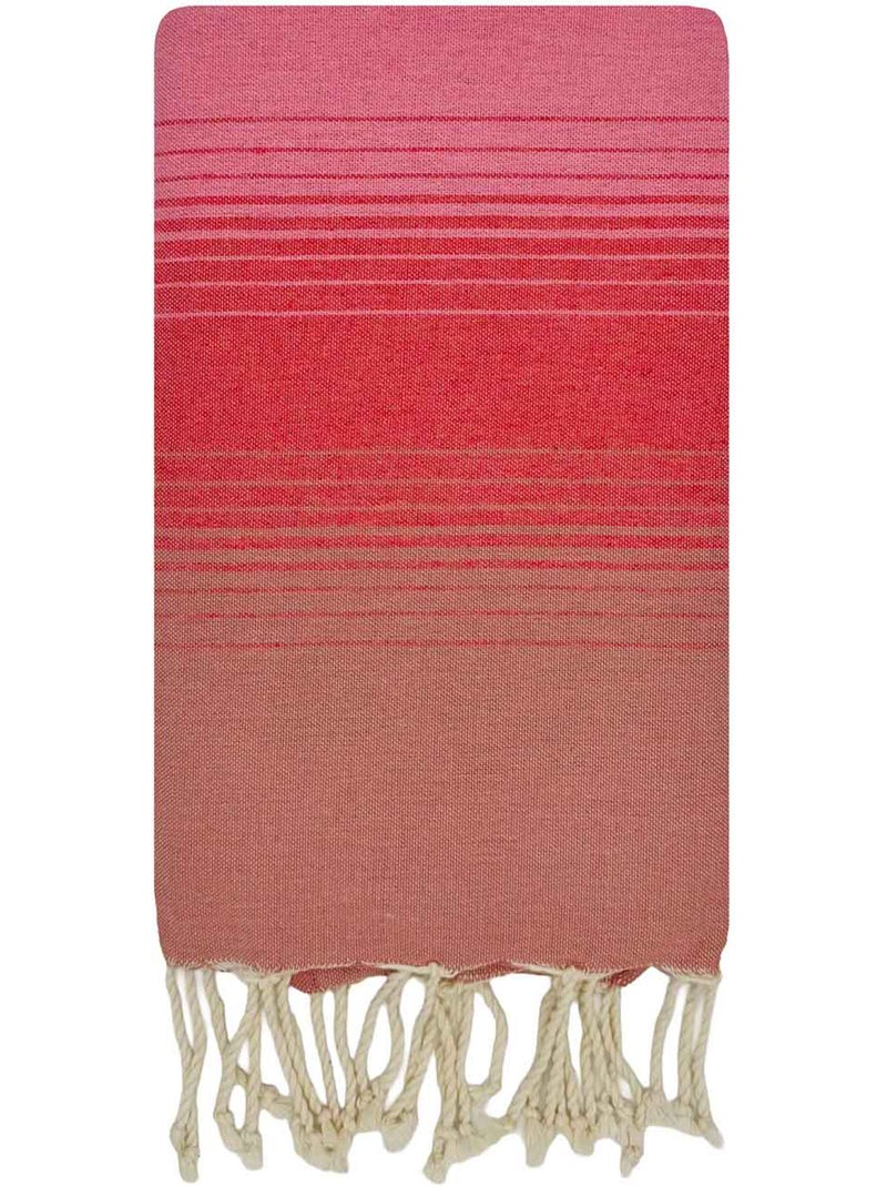 Fouta in cotone riciclato | Reva Rosa fucsia - Kiabi