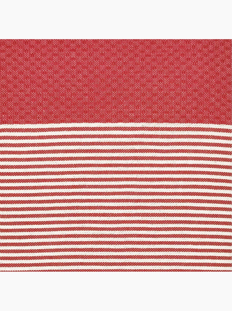 Fouta in cotone riciclato | Reva Rosso - Kiabi