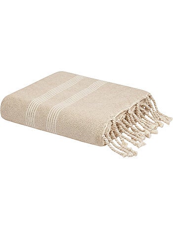 Fouta jacquard a rombi cotone riciclato sicilia | Reva