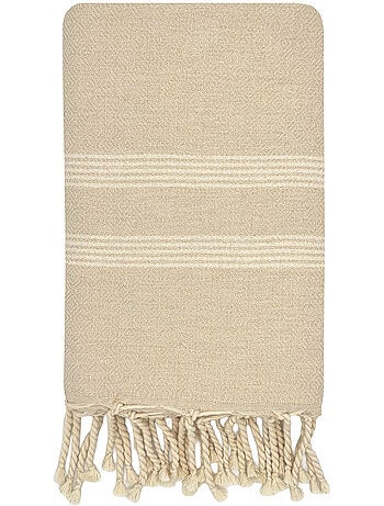 Fouta jacquard a rombi cotone riciclato sicilia | Reva