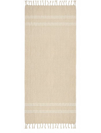 Fouta jacquard a rombi cotone riciclato sicilia | Reva