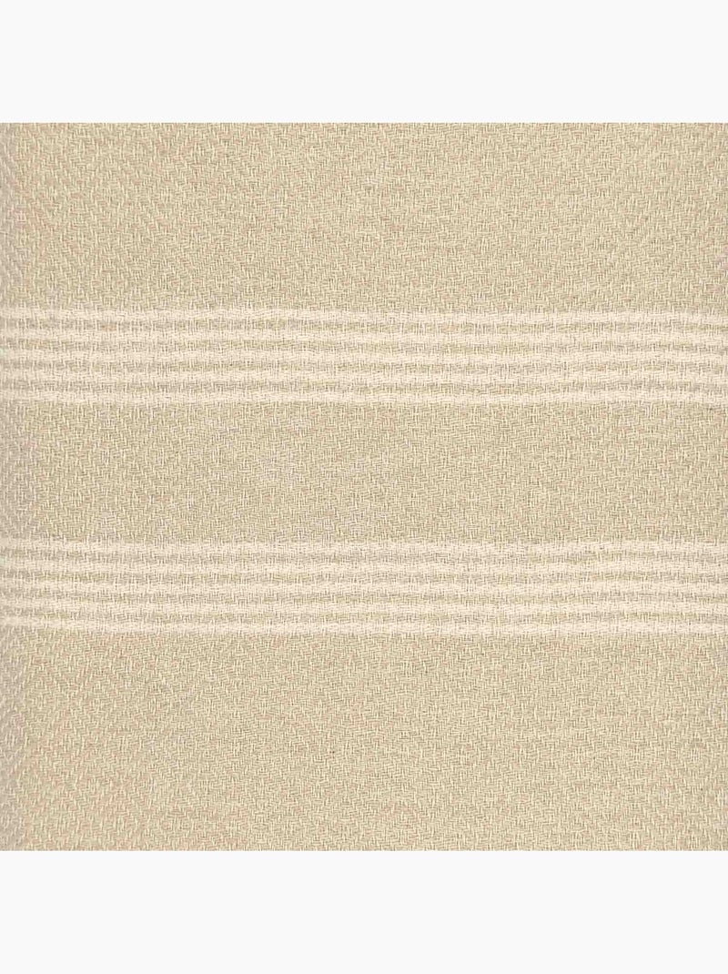 Fouta jacquard a rombi cotone riciclato sicilia | Reva Beige conchiglia - Kiabi