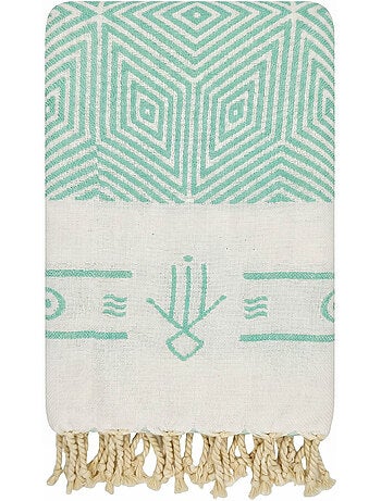 Fouta reversibile in cotone riciclato | Reva