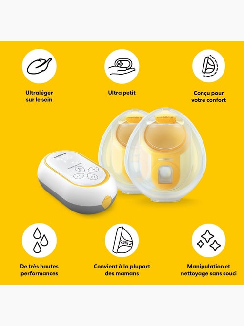 Freestyle Mini Hands-free MEDELA - Tiralatte elettrico singolo portatile da 24 mm - Facile da - Kiabi