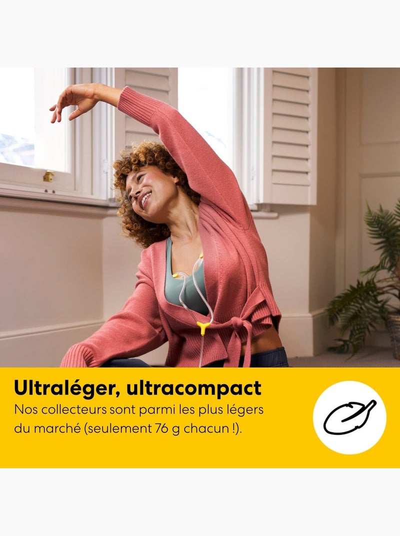 Freestyle Mini Hands-free MEDELA - Tiralatte elettrico singolo portatile da 24 mm - Facile da Trasparente - Kiabi