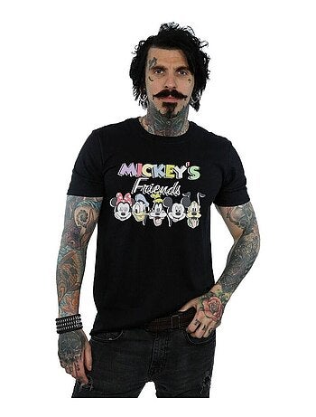Friends faded nostalgia maglietta topolino uomo - disney