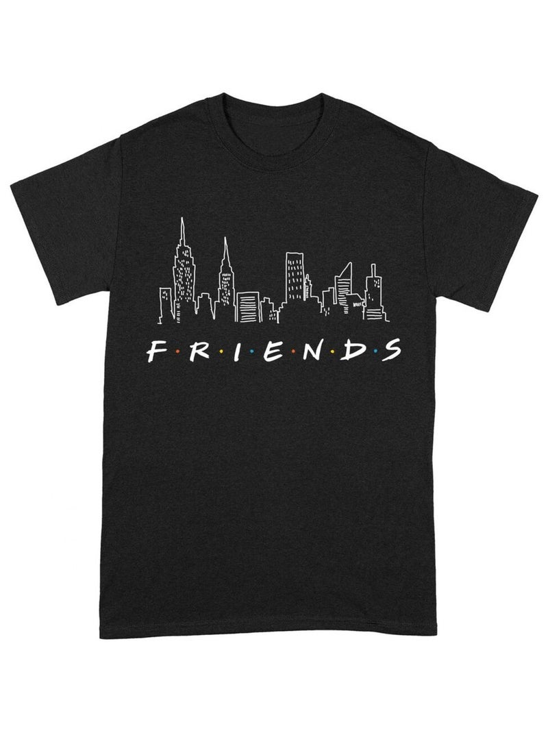 Friends Maglietta Orizzonte Adulto Unisex Nero Bianco - Kiabi