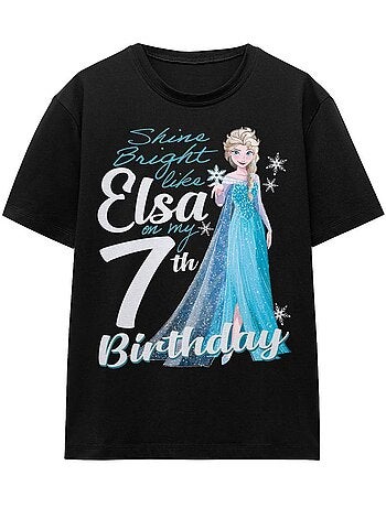 Frozen Bright Like Elsa Maglietta 7° Compleanno Adulto Unisex