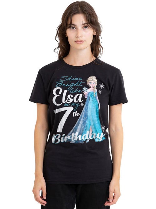Frozen Bright Like Elsa Maglietta 7° Compleanno Adulto Unisex - Kiabi