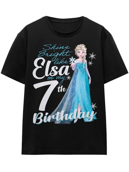 Frozen Bright Like Elsa Maglietta 7° Compleanno Adulto Unisex - Kiabi