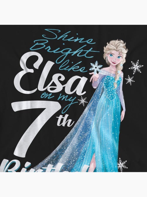 Frozen Bright Like Elsa Maglietta 7° Compleanno Adulto Unisex - Kiabi