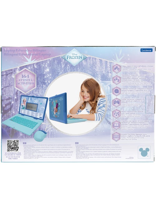 Frozen computer portatile educativo bilingue con 164 attività (en/it) - Kiabi
