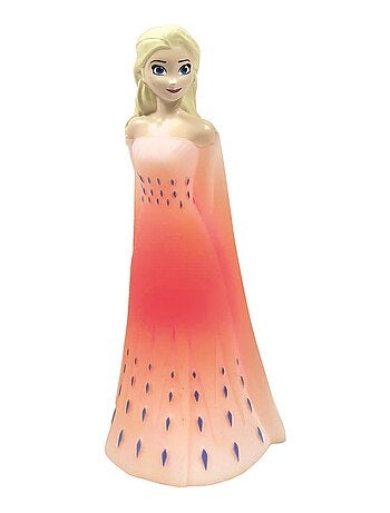 Frozen Elsa 3D design cambia colore luce notturna tascabile circa 13 cm