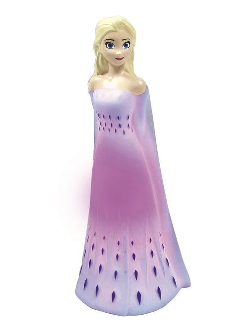 Frozen Elsa 3D design cambia colore luce notturna tascabile circa 13 cm - Kiabi
