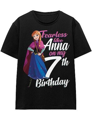 Frozen Fearless Like Anna Maglietta 7° Compleanno Adulto Unisex