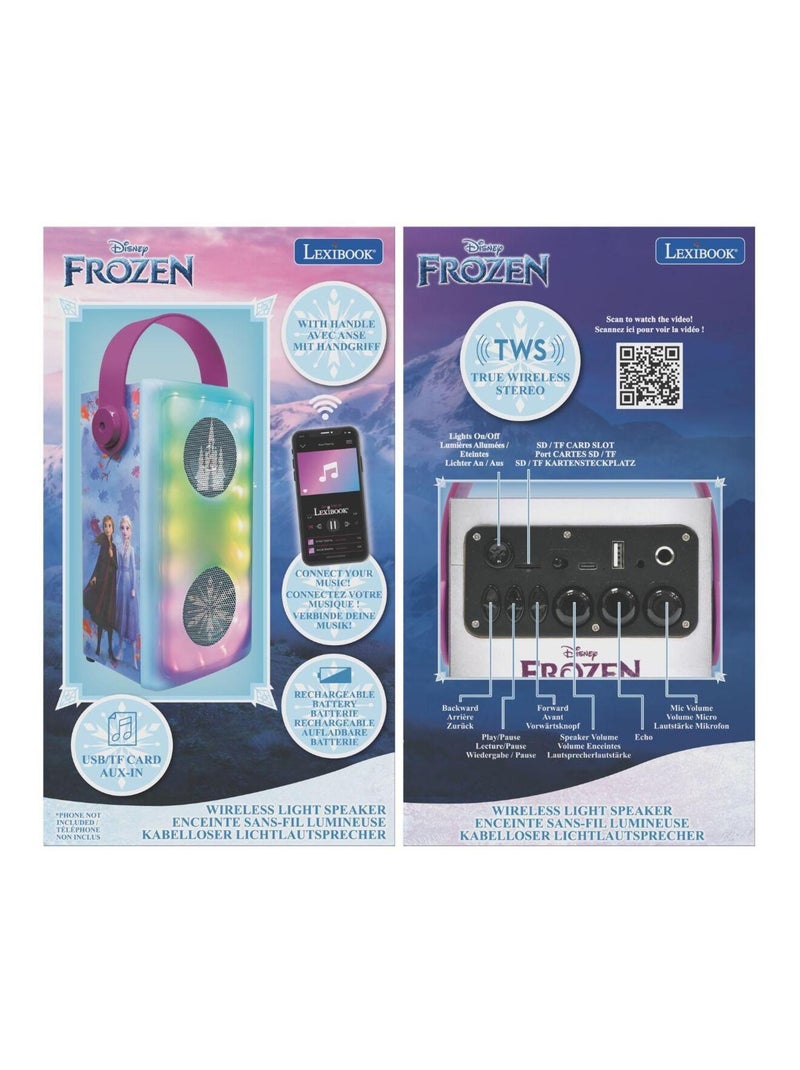 Frozen Luminoso Potente altoparlante Bluetooth® con microfono Blu - Kiabi