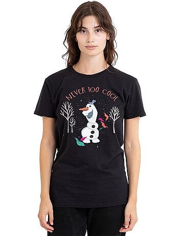 Frozen Never Too Cool Maglietta Olaf Adulto Unisex