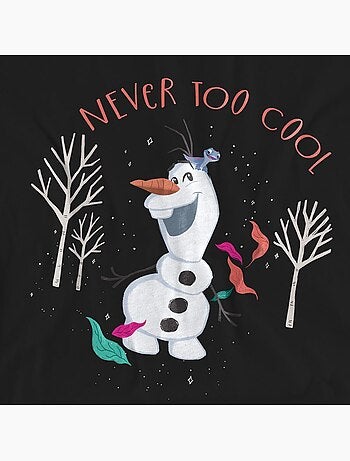 Frozen Never Too Cool Maglietta Olaf Adulto Unisex