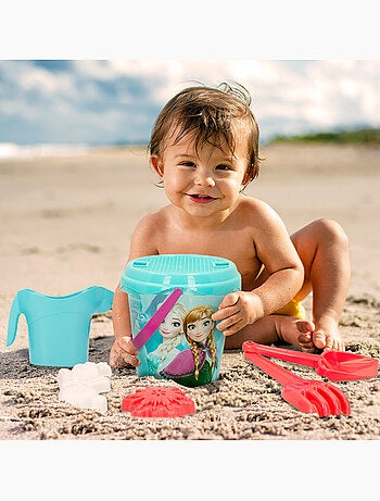 Frozen set di secchielli beach con accessori e borsa da trasporto