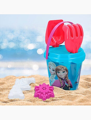 Frozen set di secchielli beach con accessori e borsa da trasporto