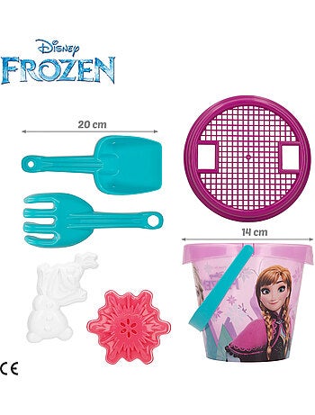 Frozen set di secchielli da spiaggia con accessori zaino e poncho