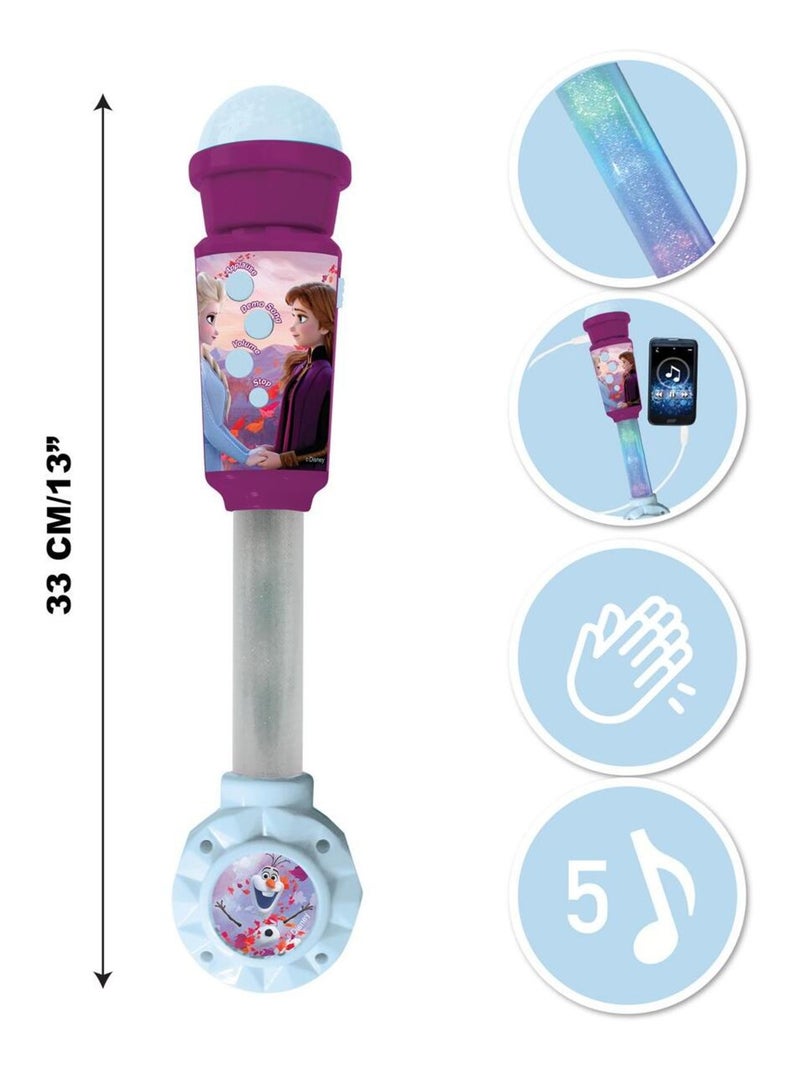 Frozen Trendy Microfono luminoso con altoparlante (auxin), melodie ed effetti sonori Blu - Kiabi