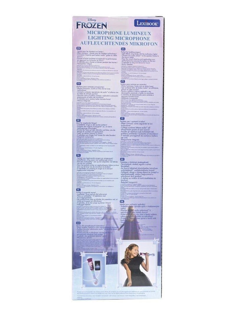 Frozen Trendy Microfono luminoso con altoparlante (auxin), melodie ed effetti sonori Blu - Kiabi
