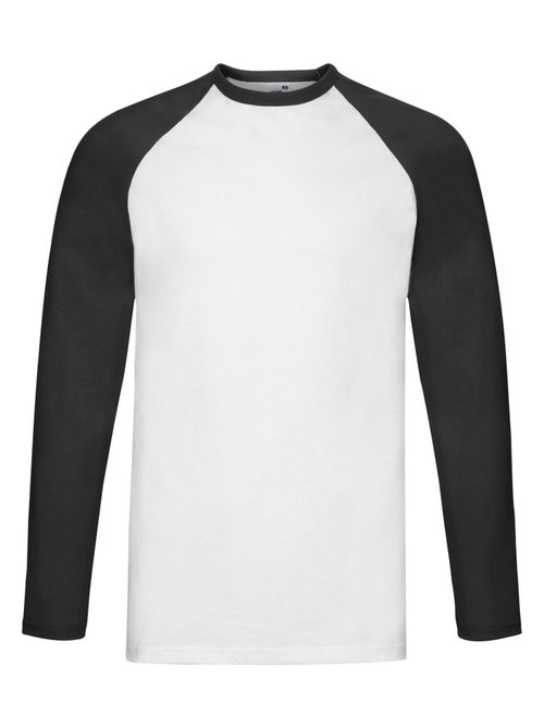 Fruit of the Loom Baseball Maglietta Manica Lunga Uomo - Kiabi
