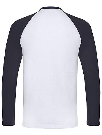 Fruit of the Loom Baseball Maglietta Manica Lunga Uomo