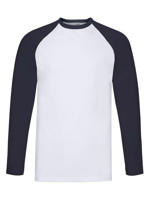 Fruit of the Loom Baseball Maglietta Manica Lunga Uomo - Kiabi