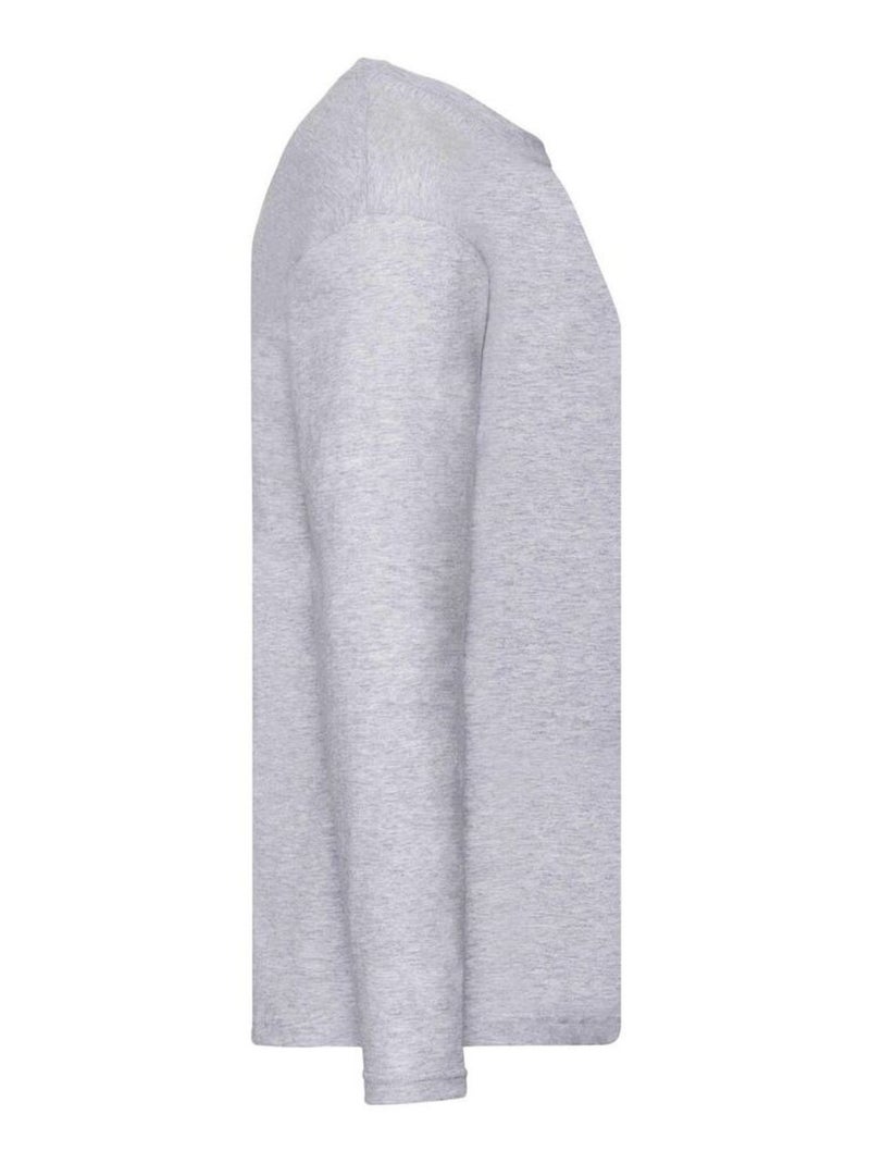 Fruit of the Loom Iconic 150 Classic Maglietta Manica Lunga Uomo Grigio - Kiabi